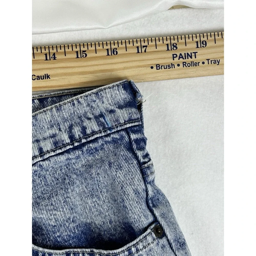 Vintage 80s Brittania Jeans Men36/ 34 Acid Wash Denim Blue Grunge Rock 1980s USA